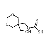 CAS 登录号：752147-90-3， O-[(5-乙基-1,3-二恶烷-5-基)甲基]氢二硫代碳酸酯