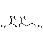 CAS 登录号：75267-97-9， 1,1-二甲基-2-(2-戊烷基)肼