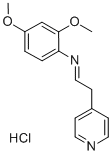 CAS 登录号:75273-84-6, N-(2,4-二甲氧基苯基)-1-吡啶-4-基乙烷亚胺盐酸盐