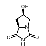 CAS#: 75281-55-9, (6R,7aR)-6-Hydroxytetrahydro-1H-pyrrolo[1,2-c]imidazole-1,3(2H)-dione