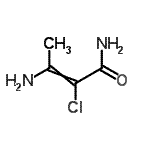 CAS 登录号：75292-29-4， 3-氨基-2-氯-2-丁烯酰胺