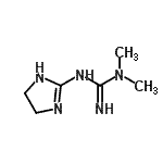 CAS 登录号：752924-14-4， 3-(4,5-二氢-1H-咪唑-2-基)-1,1-二甲基胍