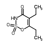 CAS 登录号：752947-56-1， 5,6-二乙基-1,2,3-氧杂噻嗪-4(3H)-酮2,2-二氧化物