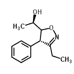 CAS 登录号：753012-69-0， (1R)-1-[(4S)-3-乙基-4-苯基-4,5-二氢-1,2-恶唑-5-基]乙醇