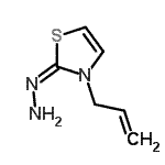 CAS 登录号：753027-81-5， (2E)-3-烯丙基-2-亚肼基-2,3-二氢-1,3-噻唑
