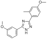 CAS#: 75318-83-1, 3-(4-Methoxy-2-Methylphenyl)-5-(3-Methoxyphenyl)-2H-1,2,4-Triazole