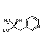 CAS 登录号：753441-72-4， (2R)-2-氨基-1-(3-吡啶基)-2-丙醇