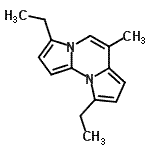 CAS 登录号：753470-59-6， 3,9-二乙基-6-甲基二吡咯并[1,2-a:1',2'-c]嘧啶