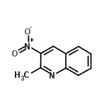 CAS 登录号：75353-77-4， 2-甲基-3-硝基喹啉