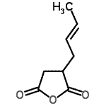 CAS 登录号：7538-42-3， 3-[(2E)-2-丁烯-1-基]二氢-2,5-呋喃二酮
