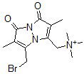 CAS 登录号：75403-48-4， [7-(溴甲基)-2,6-二甲基-3,5-二氧代吡唑并[1,2-a]吡唑-1-基]甲基-三甲基铵
