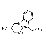 CAS 登录号：754124-50-0， 10-乙基-3-甲基-1,2,3,4-四氢嘧啶并[1,2-a]吲哚