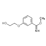 CAS 登录号：754129-25-4， 甲基3-(2-羟基乙氧基)苯甲亚氨酸酯