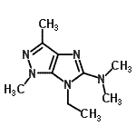 CAS#: 754164-30-2, 6-Ethyl-N,N,1,3-tetramethyl-1,6-dihydroimidazo[4,5-c]pyrazol-5-amine