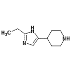 CAS#: 754185-75-6, 4-(2-Ethyl-1H-imidazol-4-yl)piperidine