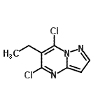 CAS 登录号：754211-04-6， 5,7-二氯-6-乙基吡唑并[1,5-a]嘧啶
