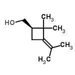 CAS 登录号：754227-26-4， [(1R)-3-异亚丙基-2,2-二甲基环丁基]甲醇