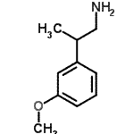 CAS 登录号：754913-55-8， 2-(3-甲氧基苯基)-1-丙胺