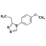 CAS 登录号：754925-60-5， 3-乙基-4-(4-甲氧基苯基)-4H-1,2,4-三唑