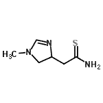 CAS 登录号：754955-22-1， 2-(1-甲基-4,5-二氢-1H-咪唑-4-基)硫代乙酰胺