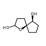 CAS 登录号：755024-37-4， (5S,6S)-1-氧杂螺[4.4]壬烷-2,6-二醇