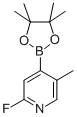 CAS 登录号：755027-42-0， 2-氟-5-甲基吡啶-4-硼酸频哪醇酯