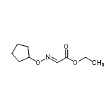 CAS 登录号：755743-16-9， 乙基(2E)-[(环戊基氧基)亚氨基]乙酸酯