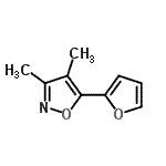 CAS#: 75601-30-8, 5-(2-Furyl)-3,4-dimethyl-1,2-oxazole