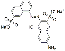 CAS#: 75627-21-3, 7-Amino-4-Hydroxy-3-[(7-Sulpho-1-Naphthyl)Azo]Naphthalene-2-Sulphonic Acid Sodium Salt