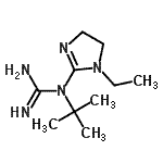 CAS 登录号：756758-42-6， 1-(1-乙基-4,5-二氢-1H-咪唑-2-基)-1-(2-甲基-2-丙基)胍