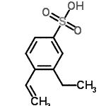 CAS 登录号：756758-86-8， 3-乙基-4-乙烯基苯磺酸