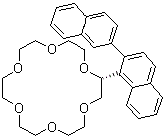 CAS 登录号：75684-69-4， (R)-2,2'-联萘基-20-冠醚-6
