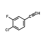 CAS 登录号：756895-72-4， 1-氯-4-乙炔基-2-氟苯