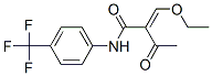 CAS 登录号：75706-11-5， 2-乙酰基-3-乙氧基-N-(4-三氟甲基苯基)丙烯酰胺