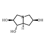 CAS 登录号：757160-29-5， (1S,2S,6S,7aS)-六氢-1H-吡咯里嗪-1,2,6-三醇