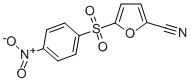 CAS 登录号：75745-64-1， 5-(4-硝基苯基)磺酰基呋喃-2-甲腈