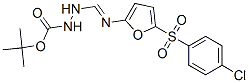 CAS 登录号：75745-76-5， N-[[(E)-[5-(4-氯苯基)磺酰基呋喃-2-基]亚氨基甲基]氨基]氨基甲酸叔丁基酯