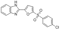 CAS 登录号：75745-84-5， 2-[5-(4-氯苯基)磺酰基呋喃-2-基]-1H-苯并咪唑