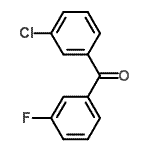 CAS#: 75762-57-1, (3-chlorophenyl)-(3-fluorophenyl)methanone