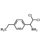 CAS 登录号：757893-51-9， 2,2-二氯-1-(4-乙基苯基)乙胺