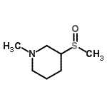 CAS 登录号：757910-35-3， 1-甲基-3-(甲基亚磺酰)哌啶
