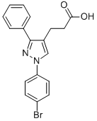 CAS#: 75821-70-4, 1-(4-Bromophenyl)-3-phenyl-1H-Pyrazole-4-Acetic Acid