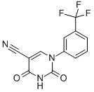 CAS 登录号：75838-24-3， 5-氰基-1-[3-(三氟甲基)苯基]尿嘧啶