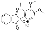CAS#: 75840-19-6, 2-Hydroxy-2-(6-Hydroxy-2,3,4-Trimethoxyphenyl)Indene-1,3-Dione