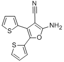 CAS 登录号：75861-31-3， 2-氨基-4,5-二-噻吩-2-基-呋喃-3-甲腈
