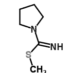 CAS 登录号：758658-51-4， 甲基1-吡咯烷硫代亚氨基甲酸酯