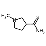 CAS 登录号：758662-77-0， 1-甲基-3-吡咯烷硫代甲酰胺