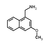 CAS 登录号：758676-45-8， 1-(3-甲氧基-1-萘基)甲胺