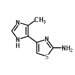 CAS 登录号：758718-69-3， 4-(4-甲基-1H-咪唑-5-基)-1,3-噻唑-2-胺
