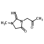 CAS 登录号：759430-95-0， 2-亚氨基-1-甲基-3-(2-氧代丙基)-4-咪唑烷酮